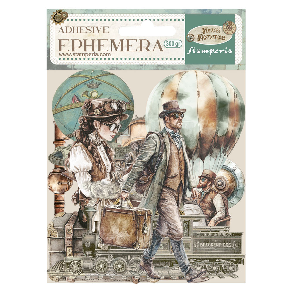 Stamperia Voyages Fantastiques Ephemera dflct75 package