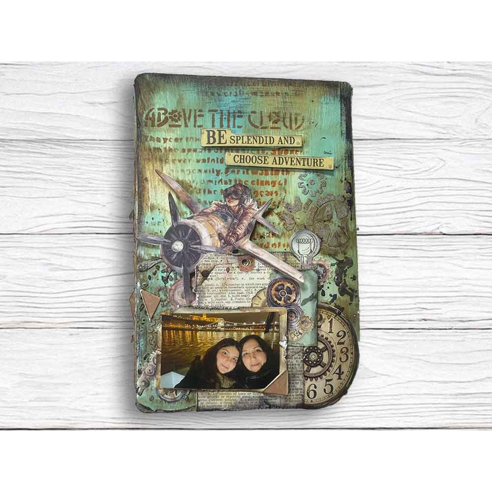Stamperia Voyages Fantastiques Junk Journal sbjk05 pilot
