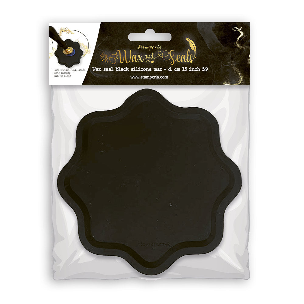 Stamperia Wax Seal Black Silicone Mat wax03
