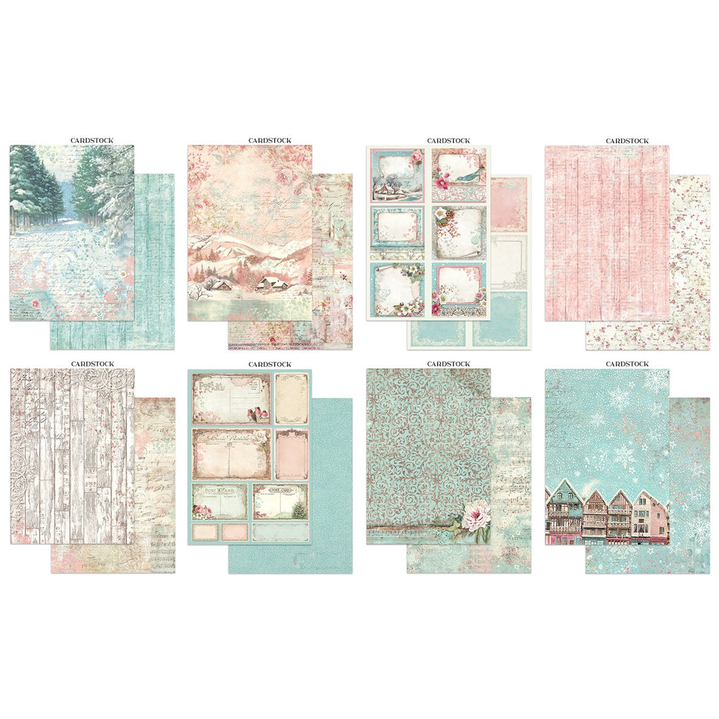 Stamperia Winter Magic Junk Journal sbjk25 cardstock