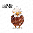 Stamping Bella Oddball Eagle Cling Stamps eb1480