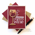Simon Says Stamp Embossing Folder and Cutting Die Starbright sfd571 And Everything Nice New Year's Card