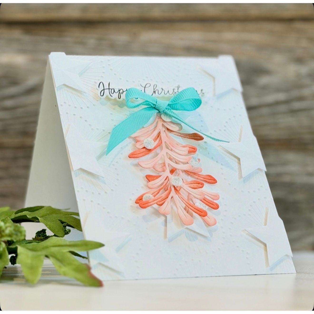 Simon Says Stamp Embossing Folder and Cutting Die Starbright sfd571 And Everything Nice Holiday Card