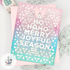 Simon Says Stamp Starburst Plate Wafer Die s954 DieCember Christmas Card