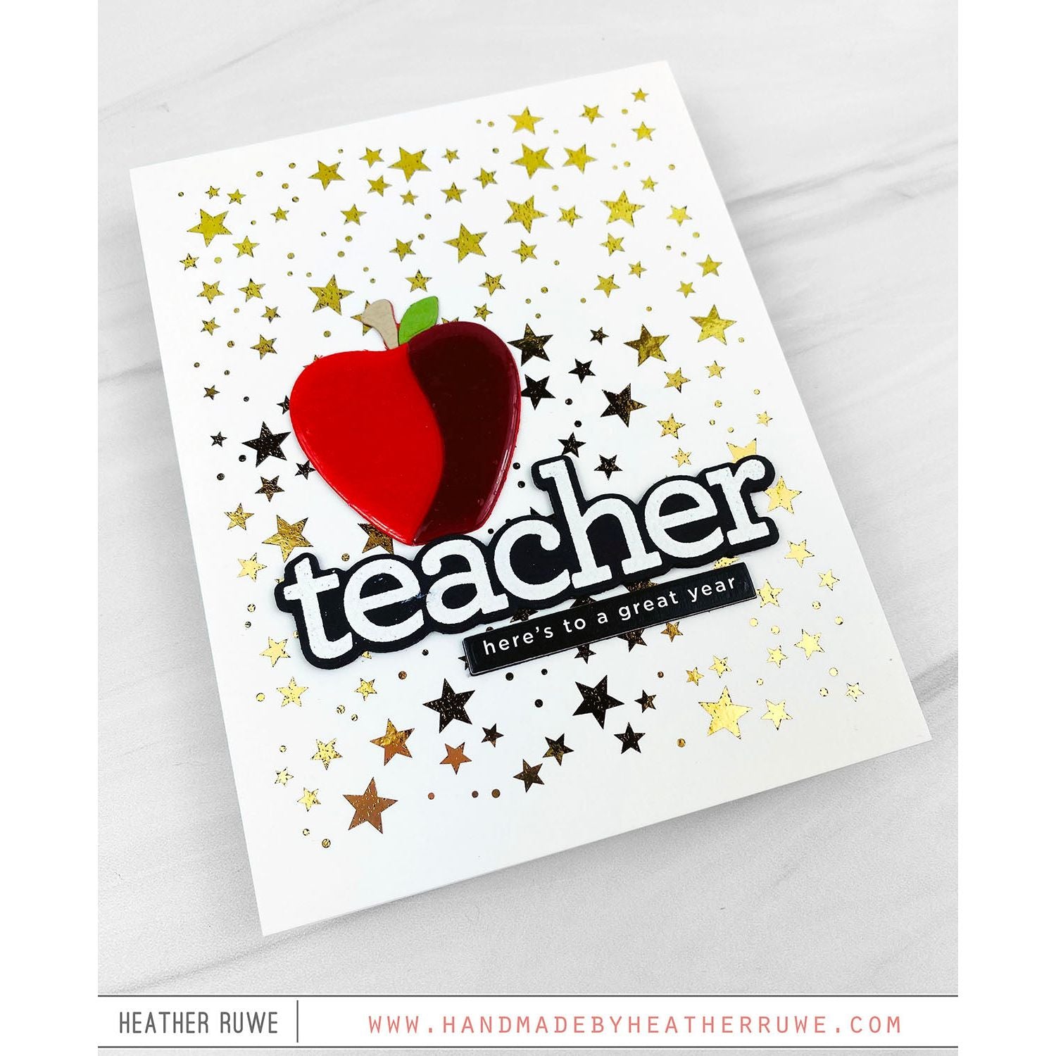 Simon Says Stamp Foil Transfer Cards Starry Sky 1013sf Cheering For You Back to School Card | color-code:ALT03