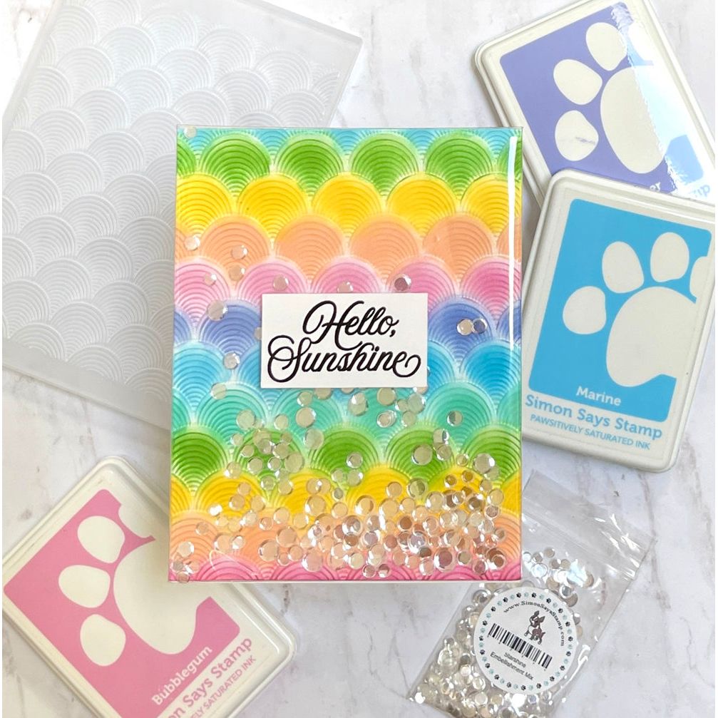 Simon Says Stamp Starshine Embellishment Mix 0424ss Celebrate Hello Card | color-code:ALT02