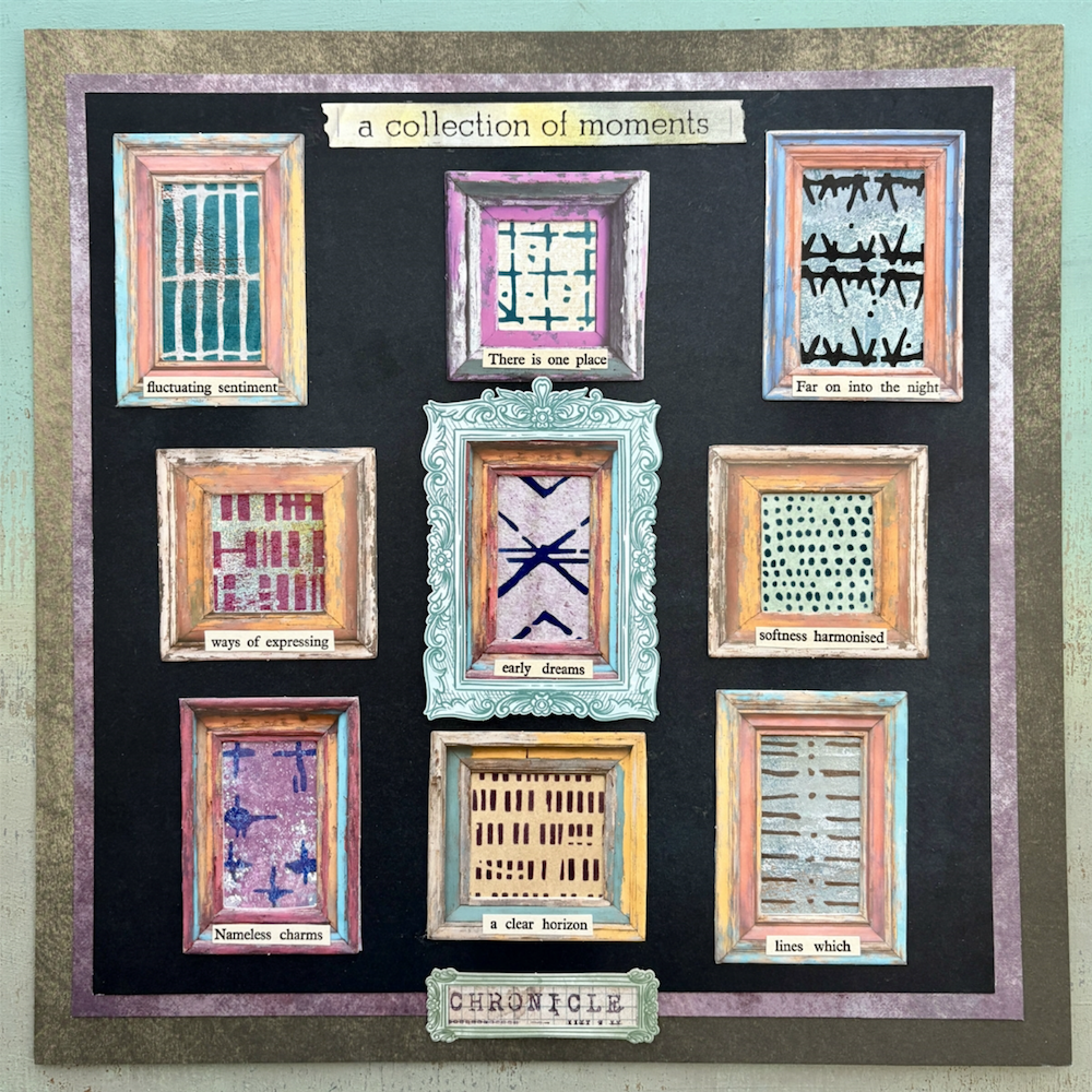StencilGirl ATC Apter 3 Stencil ll1084 collection