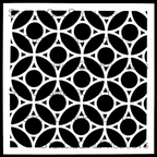 StencilGirl Circle Interface Stencil sa1035