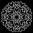 StencilGirl Circle of Love Stencil sa1013