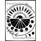 StencilGirl Cosmic Flare Stencil ll1064