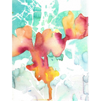 StencilGirl Daniels Ginkgo Stencil ll1093 red