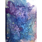StencilGirl Daniels Vine Stencil ll1094 blue