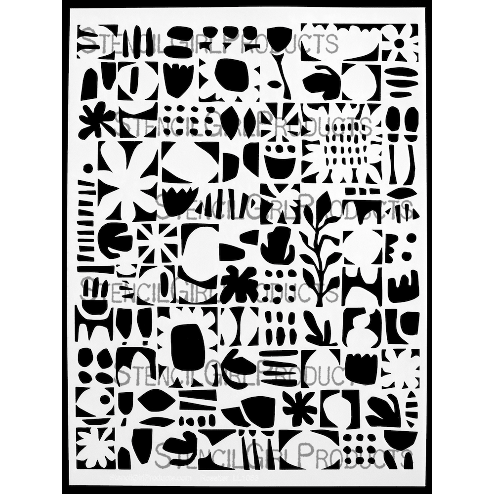 StencilGirl Doodle Stencil ll1083