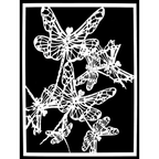 StencilGirl Dragon Dance Stencil ll1092