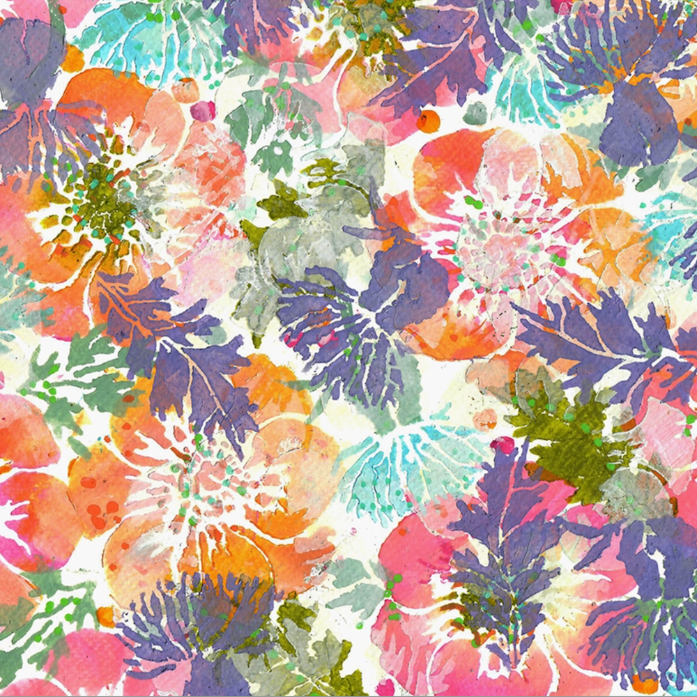 StencilGirl Milk Thistle Stencil sa1015 bright 