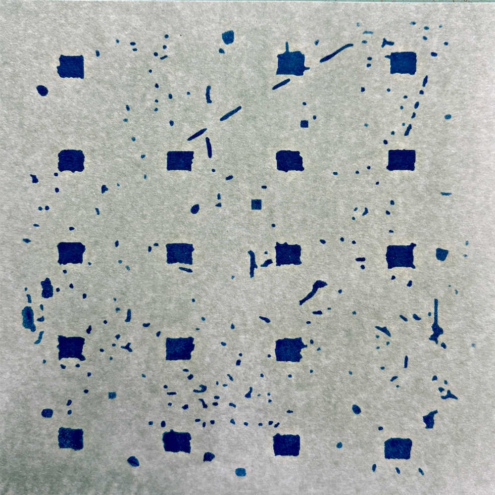 StencilGirl Off the Grid Stencil sa1032 blue