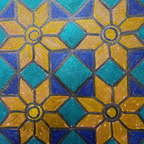 StencilGirl Star Tile Stencil sa1033 yellow