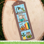 Lawn Fawn Little Woodland Library Add-On Stamps Dies Coloring Stencil squint