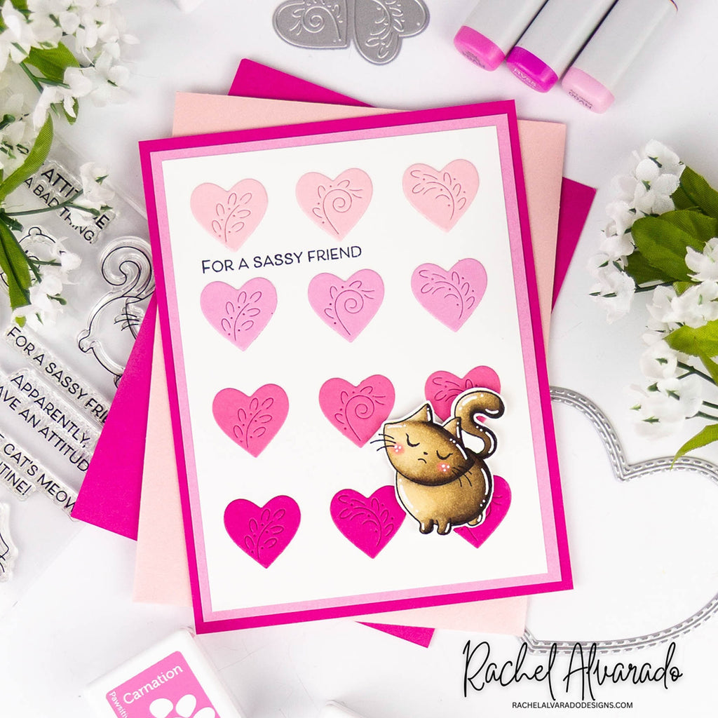 Simon Says Stamp Stitched Rounded Hearts Wafer Dies 1567sd Heart to Heart