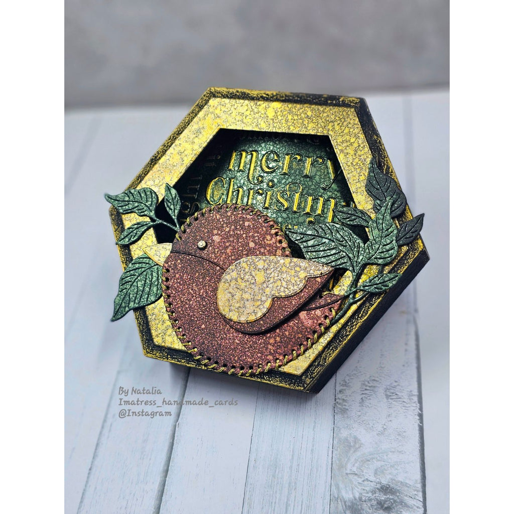 Simon Says Stamp Stitching Birdie Wafer Dies s1105 DieCember Holiday Decor
