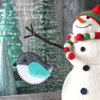 Simon Says Stamp Stitching Birdie Wafer Dies s1105 DieCember Holiday Ornament