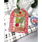 Simon Says Stamp Stitching Holly and Berries Wafer Dies s1101 DieCember Holiday Tag