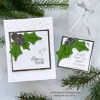 Simon Says Stamp Stitching Holly and Berries Wafer Dies s1101 DieCember Holiday Card and Tag | color-code:ALT04