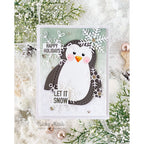 Simon Says Stamp Stitching Penguin Wafer Dies s1103 DieCember Holiday Card