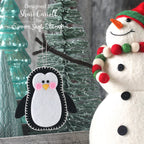 Simon Says Stamp Stitching Penguin Wafer Dies s1103 DieCember Ornament
