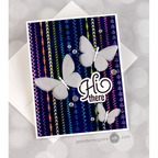 Simon Says Stamp Embossing Folder Stitching Sampler sf545 Beautiful Moments Hello Card | color-code:ALT04