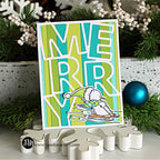 CZ Design Stripped Wafer Dies czd288 DieCember Holiday Card | color-code:ALT02