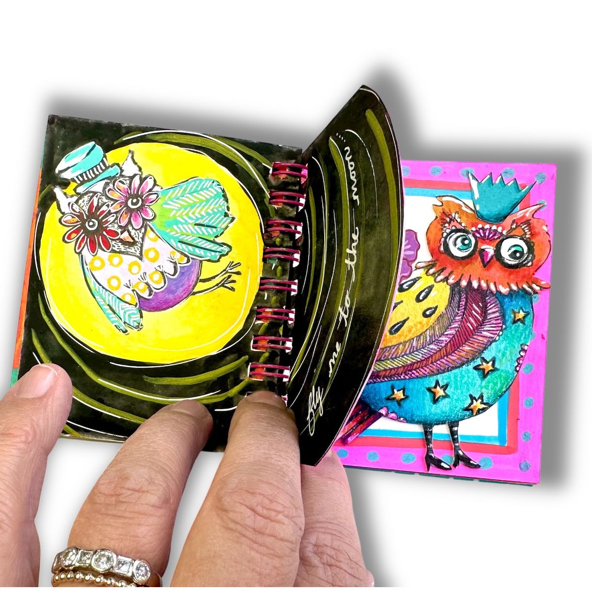 Studio Light ATC Size Journal abm-26-jour30 owls
