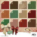 Studio Light Cottage Christmas Origami and Backgrounds 8x8 Paper Pad sl-cc-dpp486 cardstock