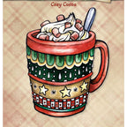 Studio Light Cozy Cocoa Cottage Christmas Clear Stamps sl-cc-stamp956 marsh mellows spoon stars
