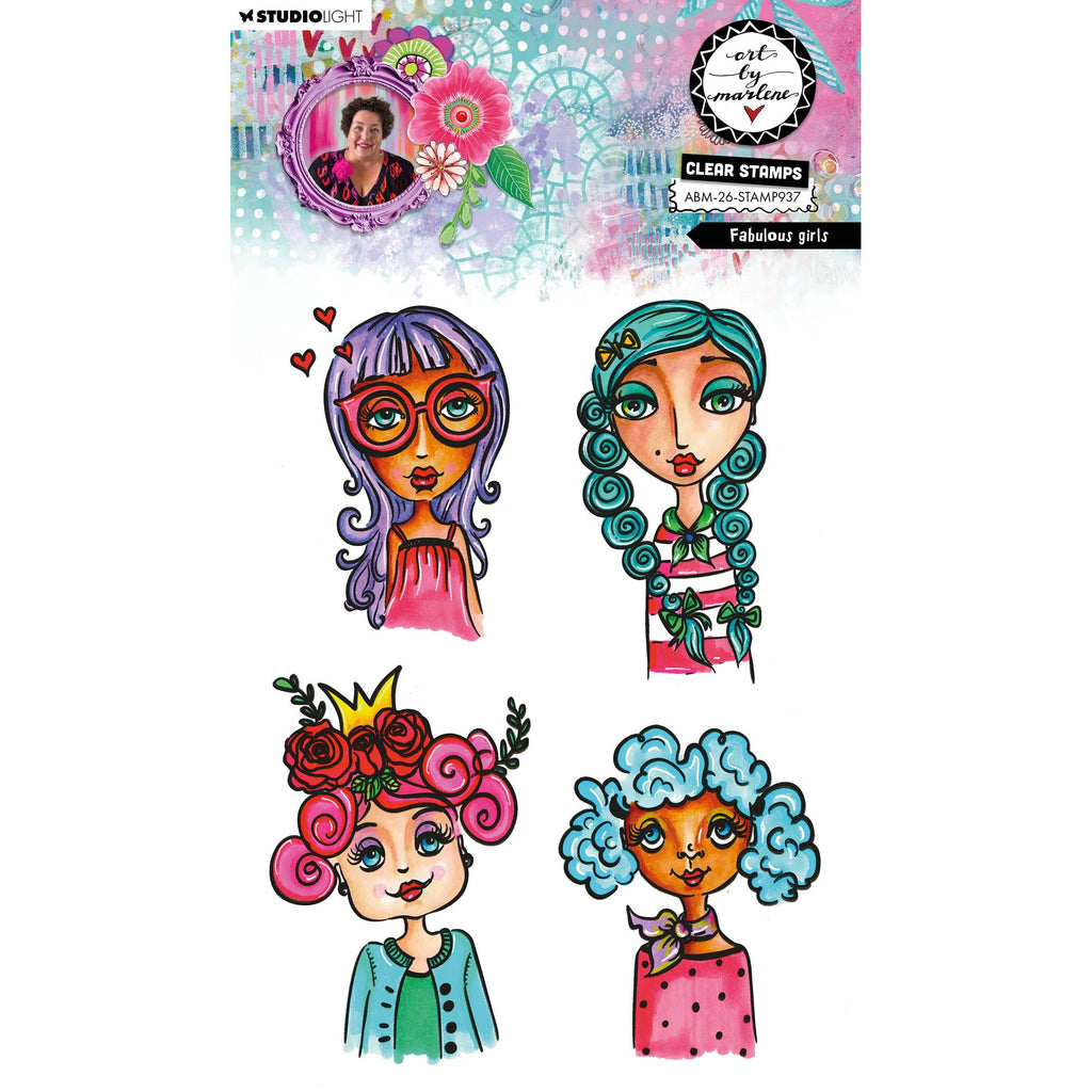 Studio Light Fabulous Girls Clear Stamps abm-26-stamp937
