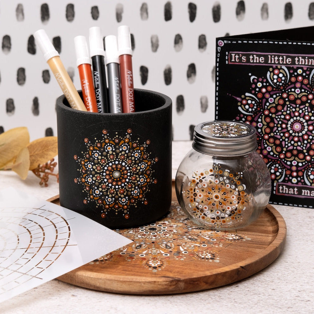 Studio Light Mandala Template Stencils sl-es-mask399 flower
