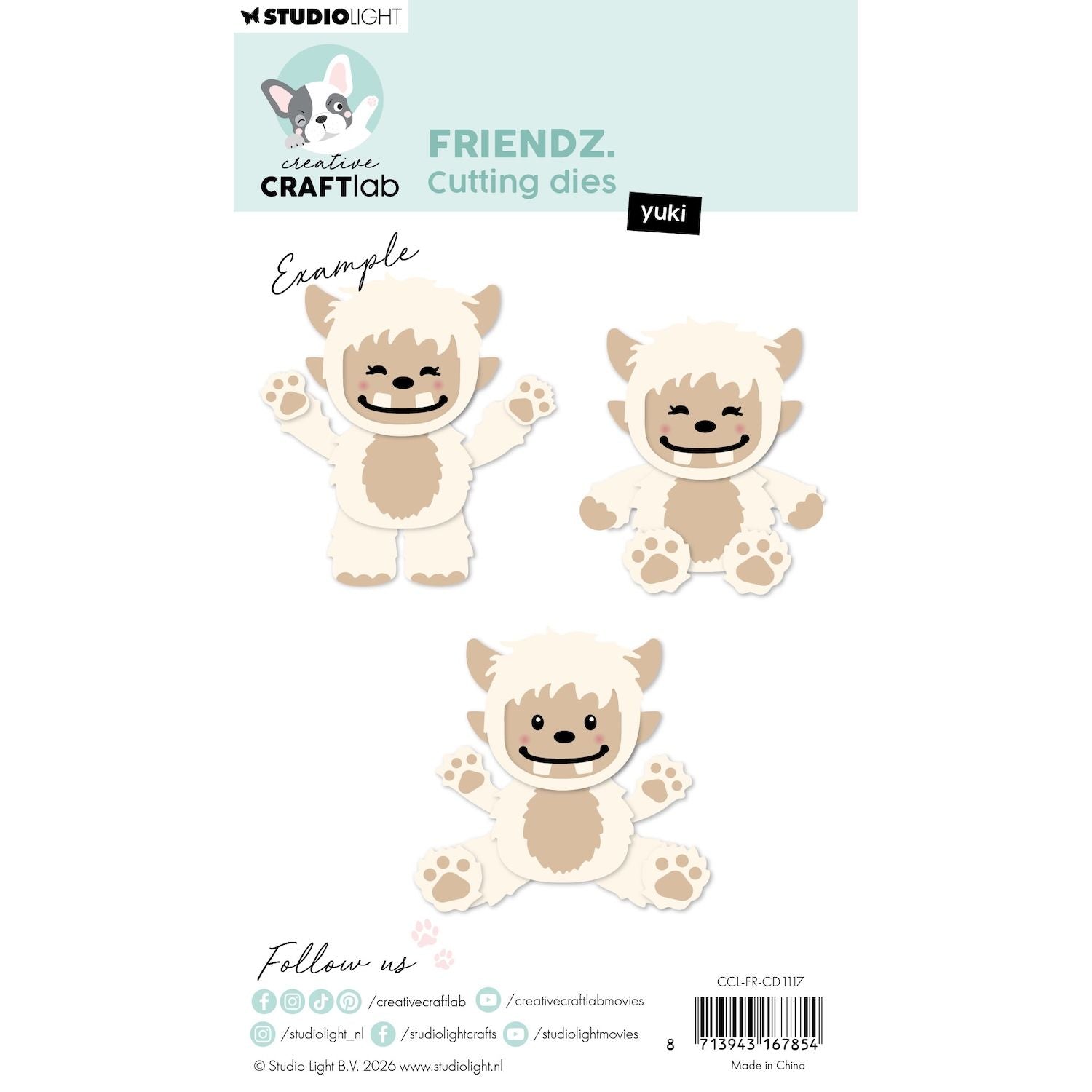 Studio Light Yuki Friendz Dies ccl-fr-cd1117 