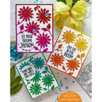 Simon Says Stamp Super Sunflower Plate Wafer Die s843 Just A Note Encouragement Cards | color-code:ALT09