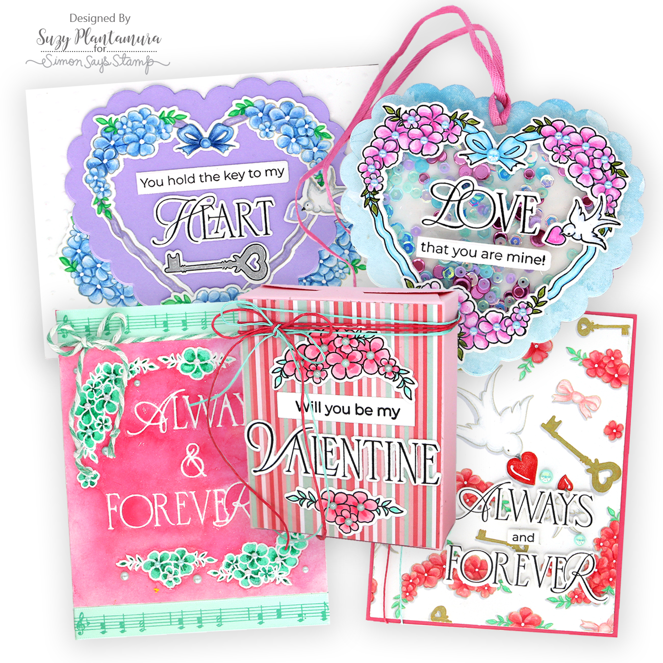 Simon Says Stamp Always and Forever Wafer Dies 1245sdc To Be Loved Valentine's Day Projects | color-code:ALT06