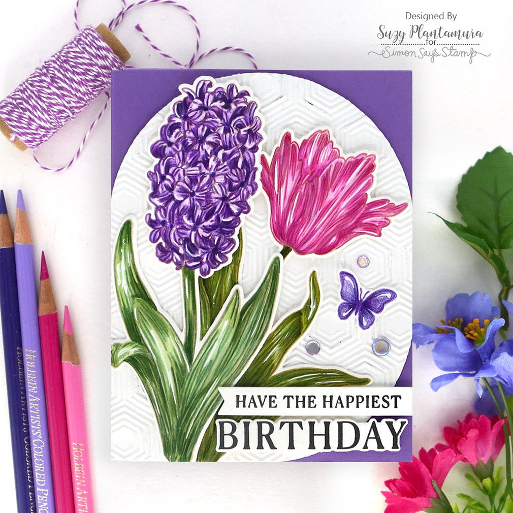 Simon Says Stamp Big Botanicals Wafer Dies 8008sdc You Are My Favorite Birthday Card | color-code:ALT08