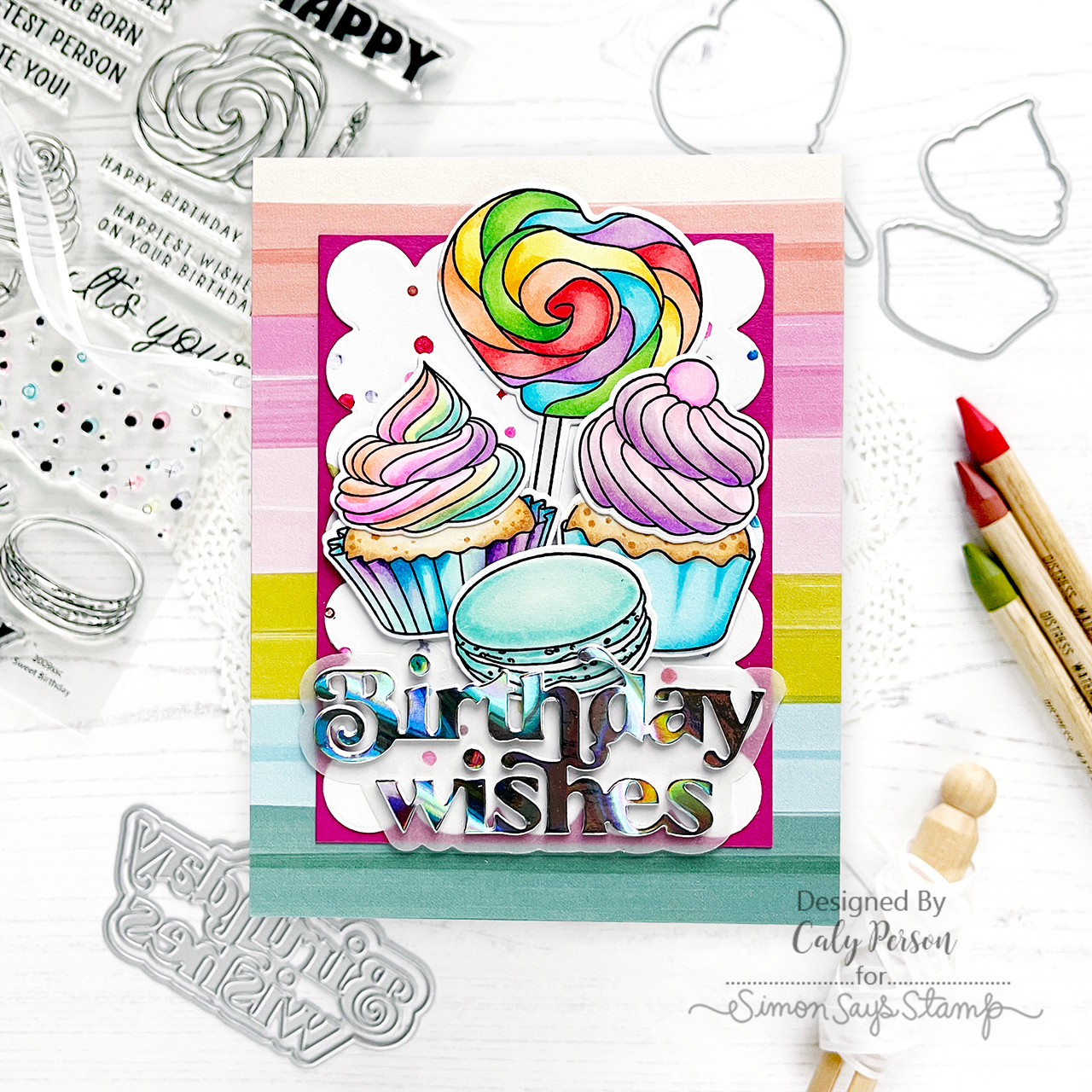 Simon Says Stamps and Dies Sweet Birthday Birthday Card | color-code:ALT07