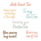 Honey Bee Hello Sweet Tea Clear Stamps And Dies Bundle