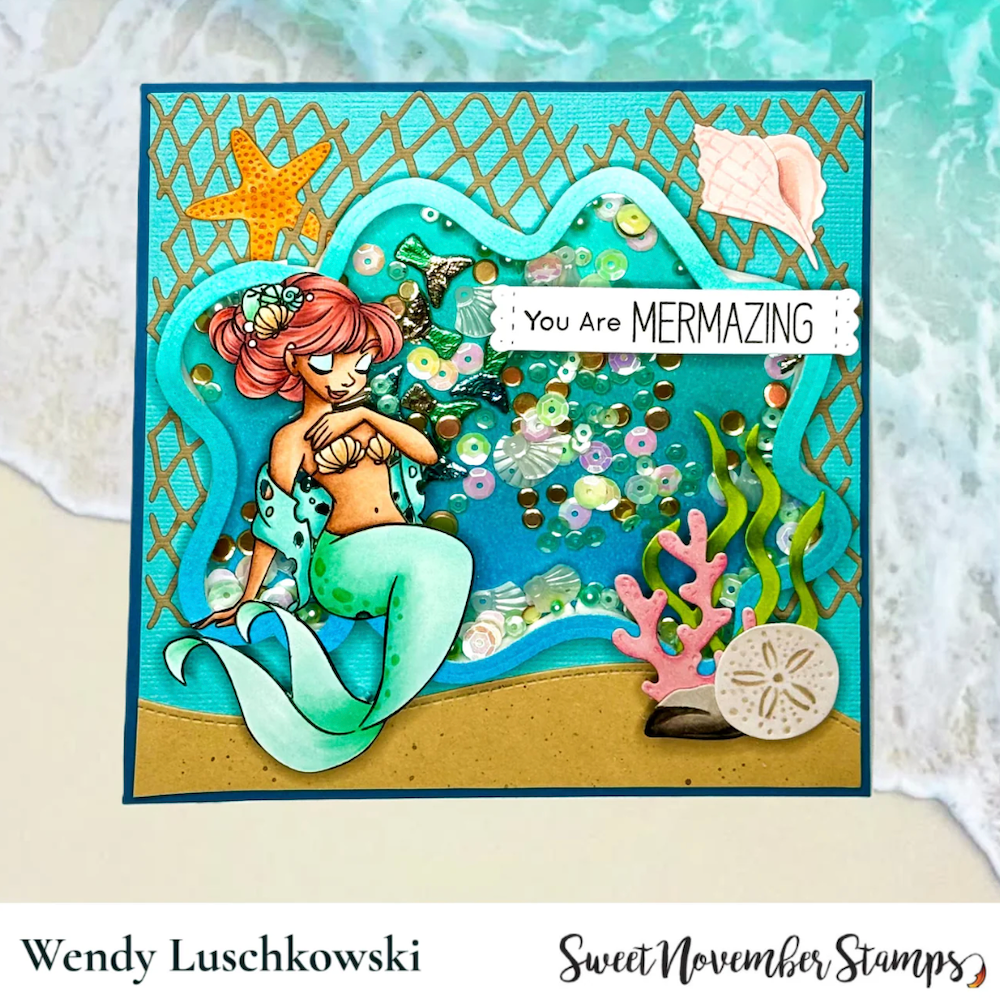Sweet November Stamps A Mermaids Tale Embellishment Mix sns-sq-mt-25 wendy