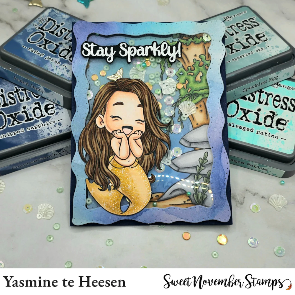 Sweet November Stamps A Mermaids Tale Embellishment Mix sns-sq-mt-25 yasmine