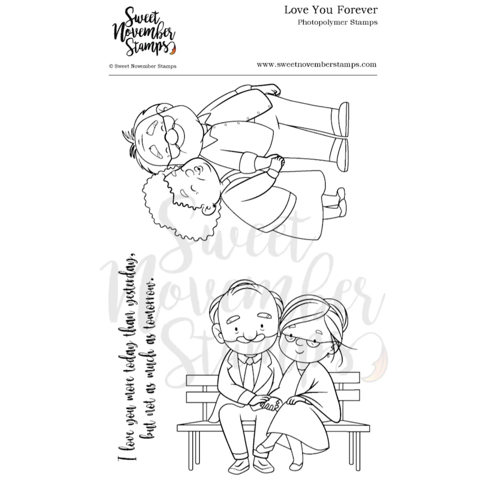 Sweet November Stamps Love You Forever Clear Stamp Set sns-lu-fe-26