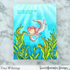 Sweet November Stamps Merwee Tide Dancers Clear Stamp Set sns-mw-td-26 tina