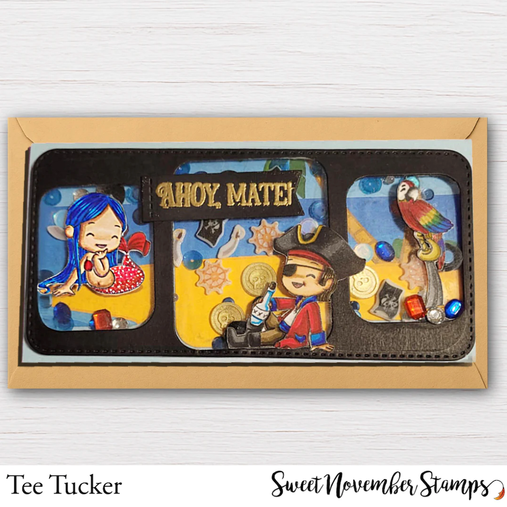 Sweet November Stamps Pirate's Booty Embellishment Mix sns-sq-pb-25 ahoy