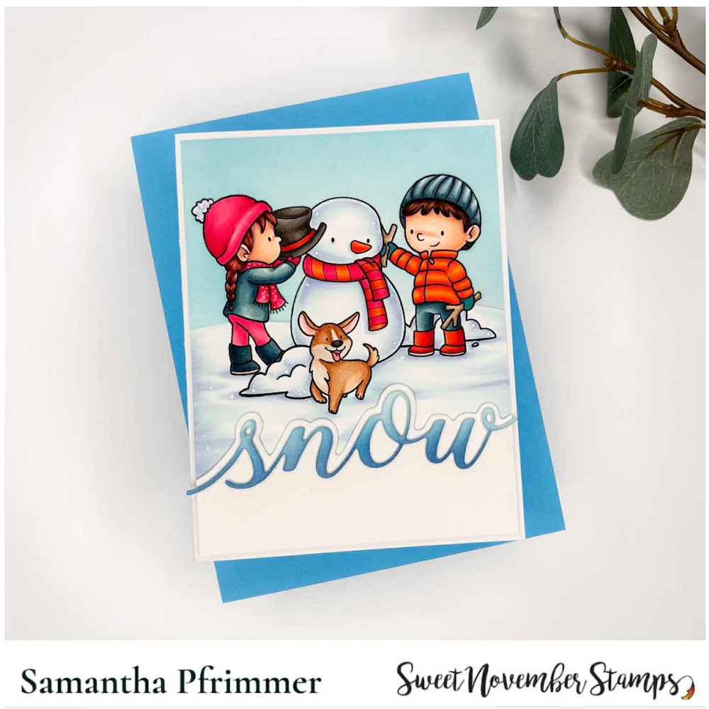 Sweet November Stamps Snow Days Clear Stamp Set sns-sd-wn-25 samantha