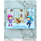 Sweet November Stamps Snow Days Clear Stamp Set sns-sd-wn-25 tina
