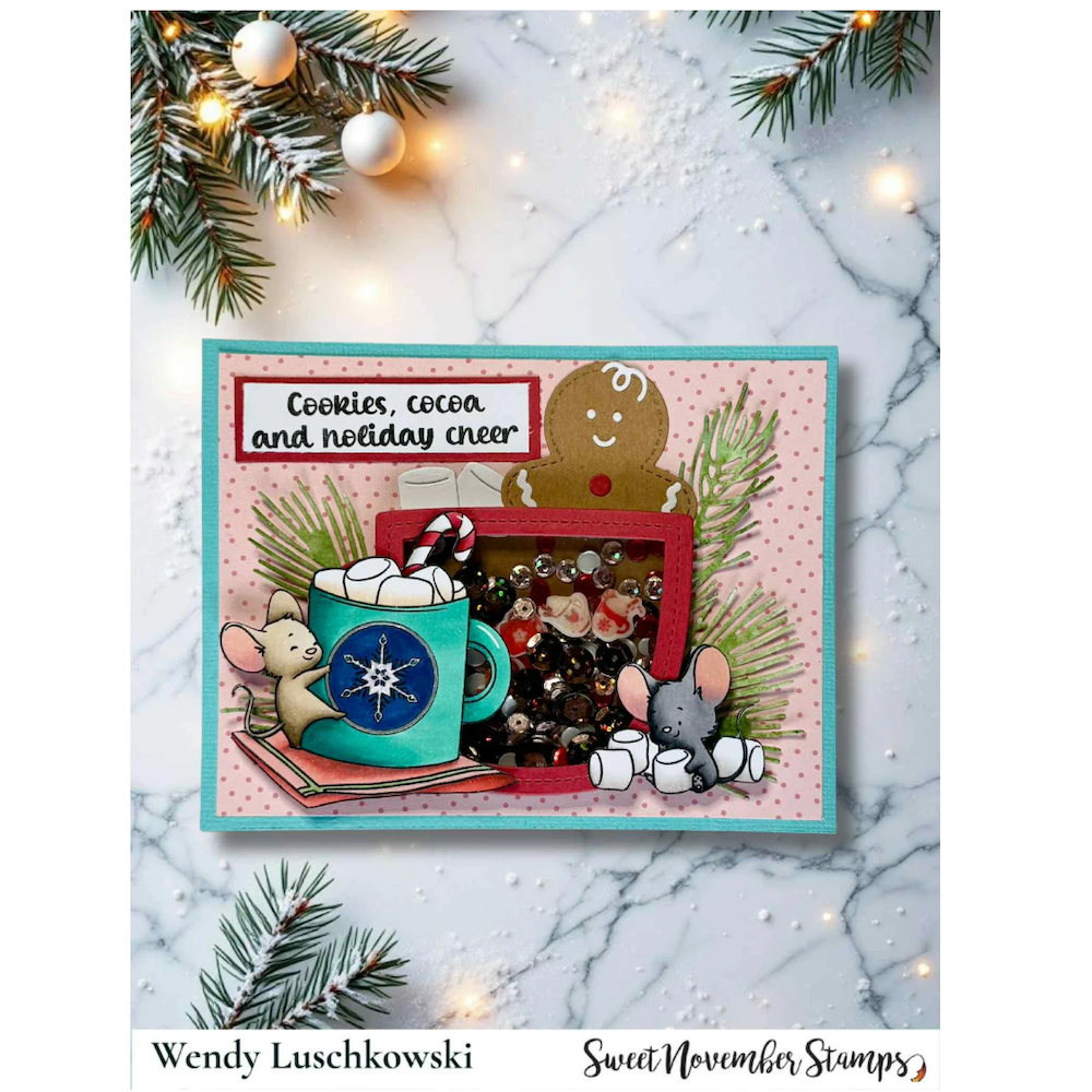 Sweet November Stamps Sweet Sips Embellishment Mix sns-sq-ss-25 cookies
